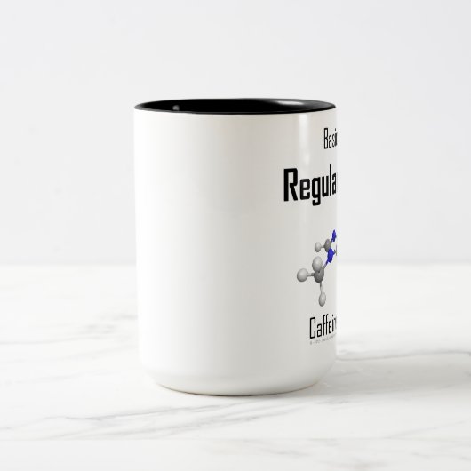 Grundlegende Mathe-Koffein-Tasse Zweifarbige Tasse (Mittel)