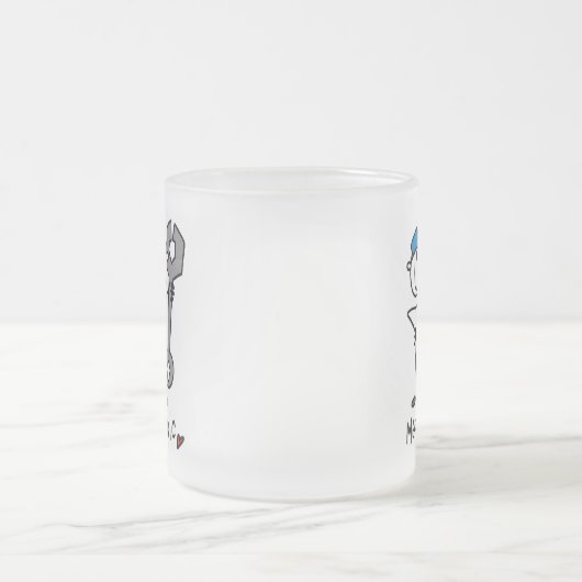 Grundlegende Mechaniker-T - Shirts und Geschenke Mattglastasse (Mittel)