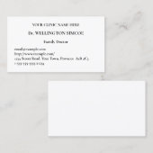 Grundlegende, minimale Visitenkarte (Vorne/Hinten)