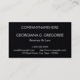 Grundlegende, minimale Visitenkarte