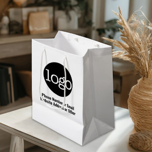 Grundlegende Office-Firmenlogos Text KANN Farbe BE Mittlere Geschenktüte