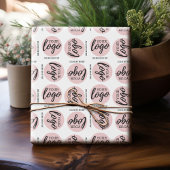 Grundlegende Office-Logos mit einem Text Geschenkpapier