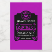 Grundlegende Ölabstände Weinetikett (Einzelnes Label)