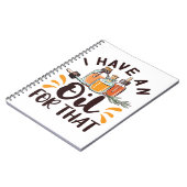 Grundlegende Öle, für die ich ein Öl habe Notizblock (Linke Seite)