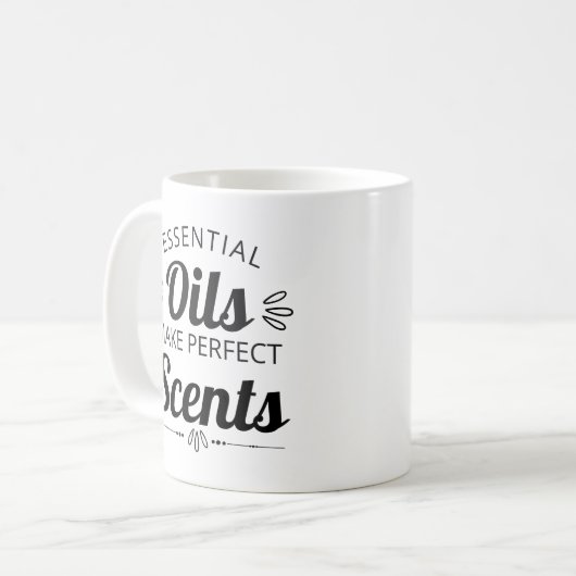 Grundlegende Öle sorgen für perfekte Düfte Kaffeetasse (Vorderseite Links)