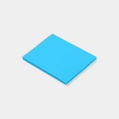 Grundlegende passende Farbe in Capri Post-it Klebezettel (angewinkelt)