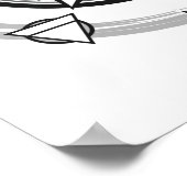 Grundlegende Pentagramm drucken Poster (Ecke)