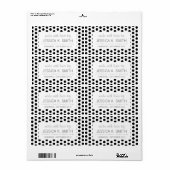 Grundlegende Polka Dots Modernes Muster (Vorne)