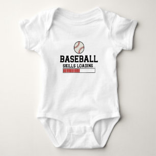 Grundlegende Qualifikationen Baseball Player Baby Strampler