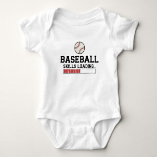 Grundlegende Qualifikationen | Baseball Player Baby Strampler