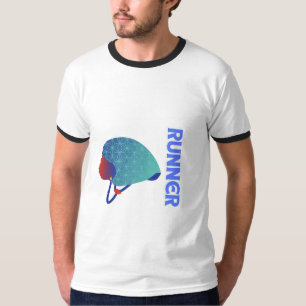 Grundlegende Ringer-T - Shirt in Weiß und Schwarz