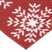 Grundlegende rote und weiße tischdecke (Schrägansicht)