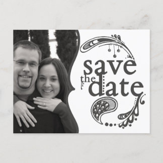 Grundlegende Save the Date Postkarte