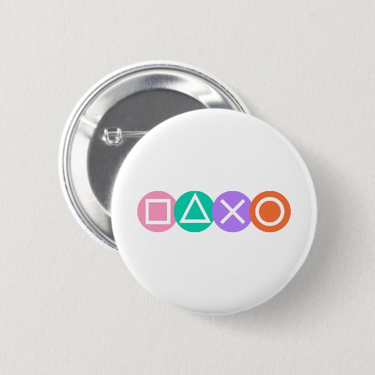 Grundlegende Spielsymbole Button (Vorne & Hinten)