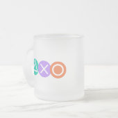 Grundlegende Spielsymbole Mattglastasse (Vorderseite Links)