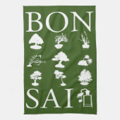 Grundlegende Stile von Bonsai Tree Geschirrtuch (Vertikal)