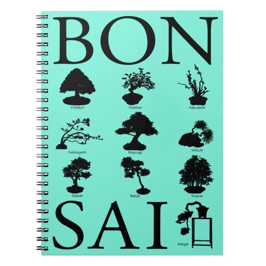 Grundlegende Stile von Bonsai Tree Notizblock (Vorderseite)