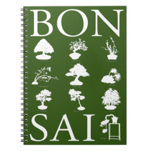 Grundlegende Stile von Bonsai Tree Notizblock