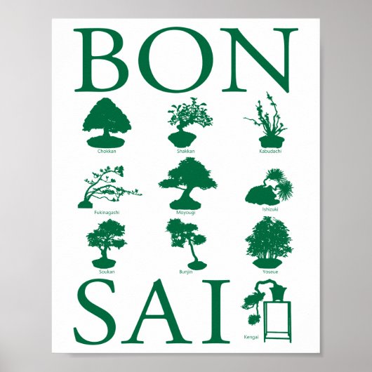 Grundlegende Stile von Bonsai Tree Poster (Vorne)