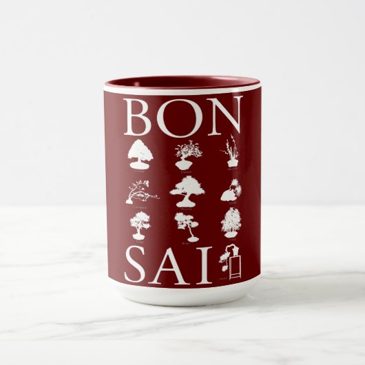 Grundlegende Stile von Bonsai Tree Tasse (Zentrum)