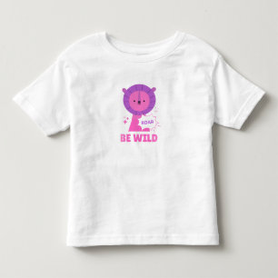 Grundlegende T-Shirts für Kleinkinder mit Be Wild