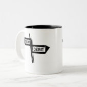Grundlegende Team-Tasse Zweifarbige Tasse (Vorderseite Links)