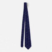 Grundlegende Theorem der Berechnung auf Navy Blue Krawatte (Rückseite)