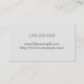 Grundlegende und saubere Fitness Expertenkarte Visitenkarte (Rückseite)