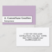 Grundlegende und Schlichte Unternehmenskarte Visitenkarte (Vorne/Hinten)