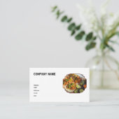 GRUNDLEGENDE UNTERNEHMENSKARTE VISITENKARTE (Stehend Vorderseite)