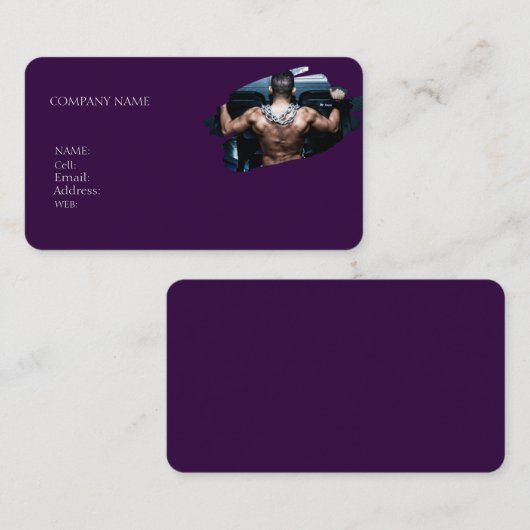 GRUNDLEGENDE UNTERNEHMENSKARTE VISITENKARTE (Vorne/Hinten)