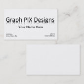 grundlegende Visitenkarte (Vorne/Hinten)