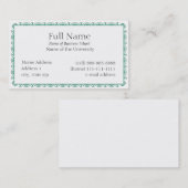 Grundlegende Visitenkarte für Students or Company (Vorne/Hinten)