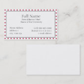 Grundlegende Visitenkarte für Students or Company (Vorne/Hinten)