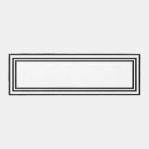 Grundlegende weiße Vollfarbenminimale schwarze Lei