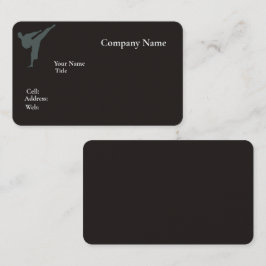 Grundlegende weiße Vorlage Business Card mit blaue Visitenkarte