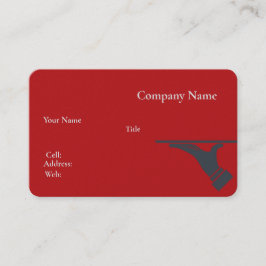 Grundlegende weiße Vorlage Business Card mit blaue Visitenkarte