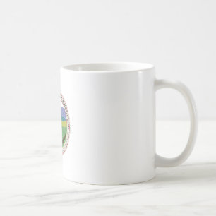 Grundlegende weiße Whitetop Siegel-Tasse Kaffeetasse