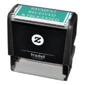 Grundlegende "ZAHLUNG ERHALTEN UND VERARBEITET" Br Permastempel (Produkt)