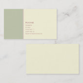 Grundlegende zwei Farbe 3 Visitenkarte (Vorne/Hinten)