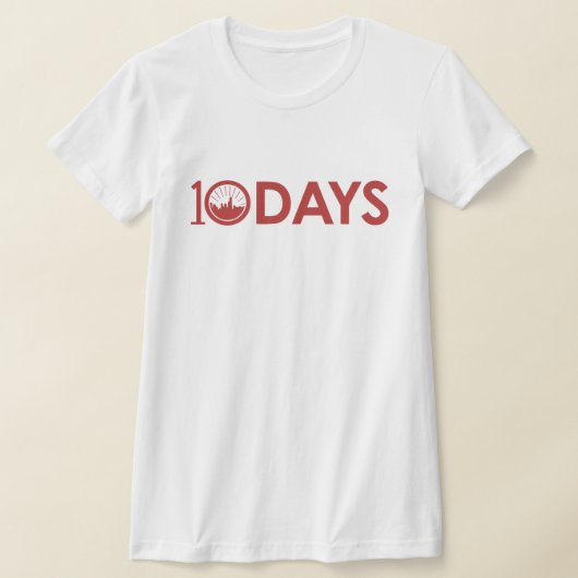 Grundlegender 10 Tage T - Shirt (Ablage )