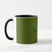 Grundlegender Avocado, Ihr Text hier Tasse (Links)