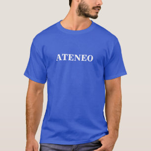 Grundlegender blauer Ateneo T - Shirt