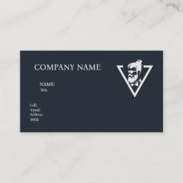 GRUNDLEGENDER BUSINESS CARD-Friseur Visitenkarte
