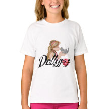 Grundlegender Cotton-T - Shirt mit Kitten-Design f