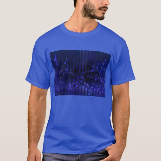 Grundlegender das königliche Blau-T - Shirt der (Vorderseite)