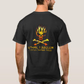 Grundlegender dunkler T - Shirt (Rückseite)
