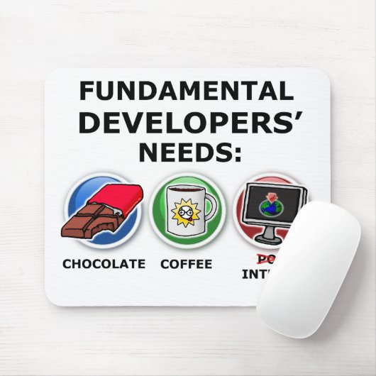 Grundlegender Entwicklerbedarf Mousepad (Mit Mouse)