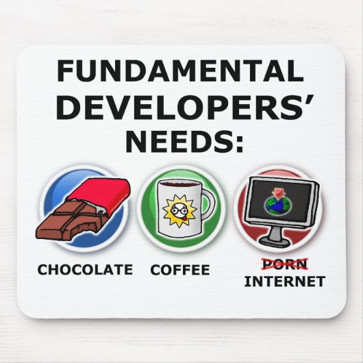 Grundlegender Entwicklerbedarf Mousepad (Vorne)