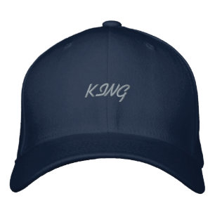 Grundlegender Flexfit-Wool-King-Textname Bestickte Baseballkappe